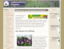 Tablet Screenshot of jahreszeiten-garten.de